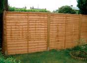 PANELS (Lap and Closeboard) Ask about our Posts now with 15 Year Guarantee STRENGTHS Low initial cost Simple method of erection Gravel boards act as soil retention system WEAKNESSES Short to
