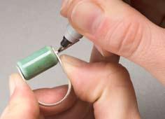 ) Holding the flared tube end flush with the shank, squeeze the ends of the shank together so that the bead is held tightly between them. You ll need 1.
