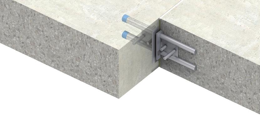 Ancon DSD sleeve The two-part assembly of Ancon connectors ensures dowel alignment Ancon DSD dowel component Conventional Joints Floor Slab Dowel Bar Wall Ancon Solutions Ancon DSD Ancon Solutions to