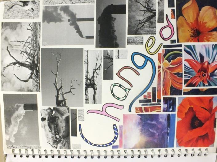 What should a GCSE Art sketchbook contain? A sketchbook is a creative document that contains both written and visual material.