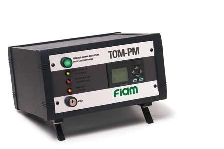Monitoring unit TOM-PM TECHNICAL FEATURES The unit can be connected only to one tool at a time It is possible to set 1 sequence of tightening through internal PLC Tightening sequence can contain up