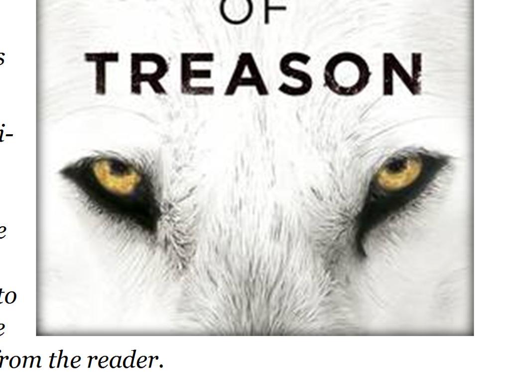 Palace of Treason is a thriller unlike any other.