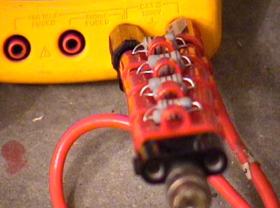 Video Clip 16 shows the test performed with a 125-ohm cow resistor (4-500 ohm resistors in parallel).