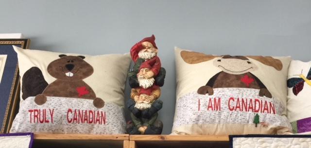 You can t be more Canadian with the moose, beaver and a maple leaf.