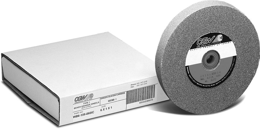ENCH & PEDESTAL GRINDING WHEELS ENCH & PEDESTAL GRINDING WHEELS ROWN ALUMINUM OXIDE -Straight Aluminum oxide for general purpose off-hand work Straight vitrified wheels used for tool sharpening and
