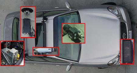 information for recording and/or processing CAN Bus Steering angle, pedal positions, vehicle speed, etc.