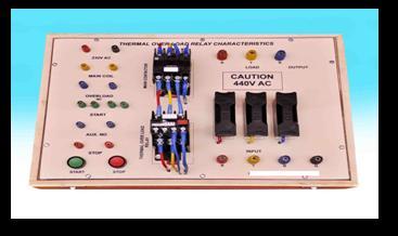 Terminations Control wiring termination Wooden casing Thermal Overload Relay one no.