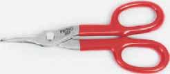 AVIATION SNIPS Available in straight, left or right models. Compound leverage multiplies handle pressure and increases control for intricate cutting.