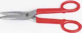 94 303S Straight Yellow 10" 1-3/8".96 Fed'l Specs.: GGG-S-291F ANSI B107.16 AVIATION SNIPS OFFSET Available in left or right models. Compound leverage multiplies handle pressure and increases control.