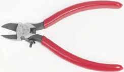 11M DIAGONAL CUTTING PLIERS ANGLED HEAD Angled head for work in confined areas. Flush cutting. 210AHG 8-1/8" 3/4" 1-7/32" 5/32".