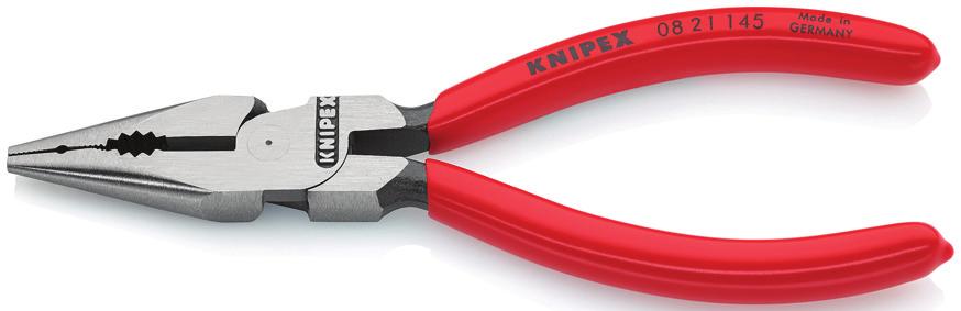 multi-stranded f or gripping, adjustment and assembly work in hard to reach areas due to the slim, extra-long design Needle-Nose Combination Pliers medium hard wire Extra Long Needle-Nose Pliers 11"