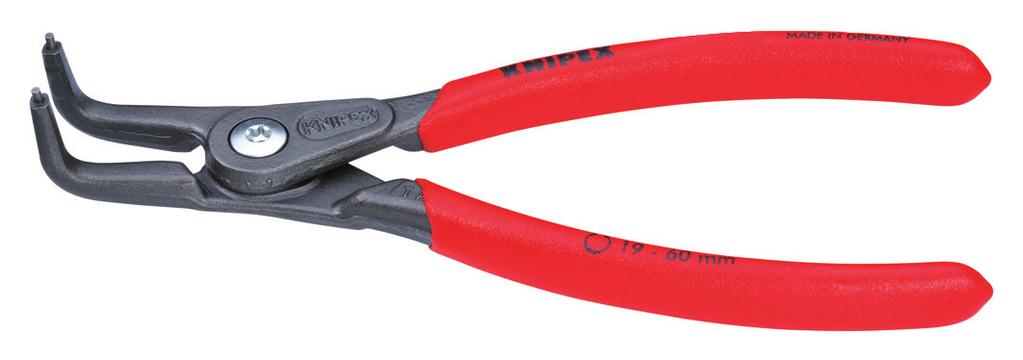 Precision Snap Ring Pliers Internal Precision Snap Ring Pliers Size of Bore Style Ø Inch 48 11 J0 5 3/4" Straight 5/16-33/64 48 11 J1 5 3/4"