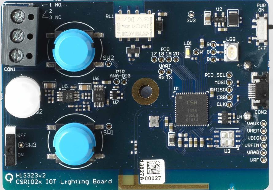 IoT Board Development Kit Builds on CSR1010 version