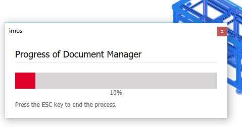 8. The Document Manager processes the selected articles when you confirm your action.