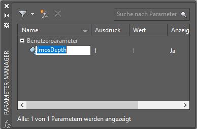 Now create a new user parameter. 13.