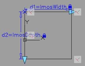 20. Repeat the process for vertical dimensioning so that the following situation is created when you are