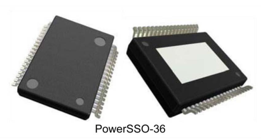 Quad-channel high-side driver with 16-bit SPI interface for automotive applications Datasheet - production data Undervoltage shutdown Overvoltage clamp Latch-off or programmable time limited auto