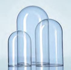 Various standard sizes are available in cylindrical or bulbous form with a clear