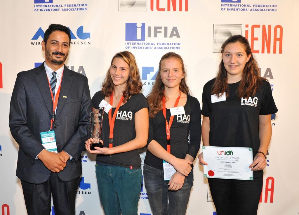 Union of Inventors International Prize iena international inventions fair has supported the official launch of the Union of Inventors international prize in 2015 Union of Inventors launched