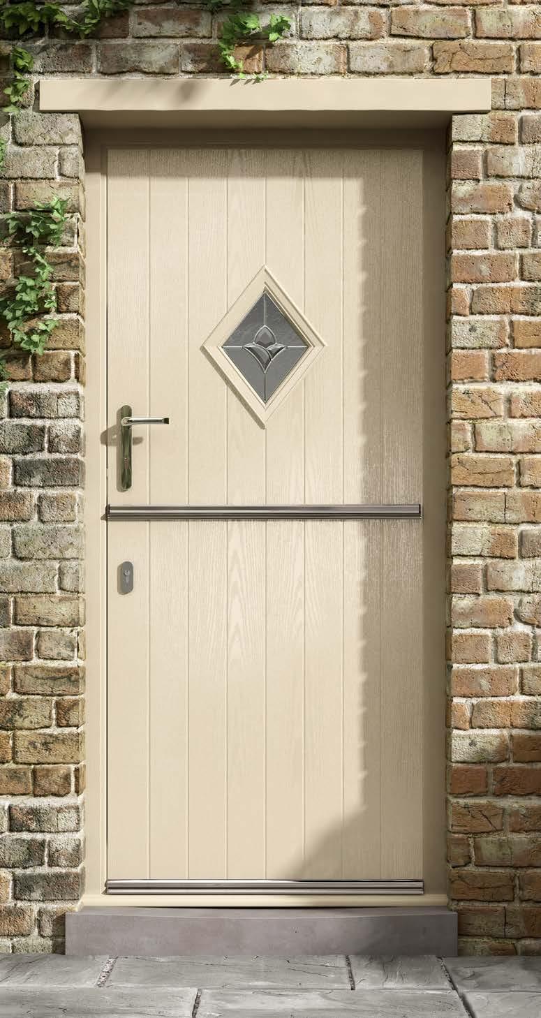 Apart from the very different look of a Stable door, the opening upper leaf can provide both sight and ventilation, while keeping the lower leaf closed to prevent children or animals leaving the home.