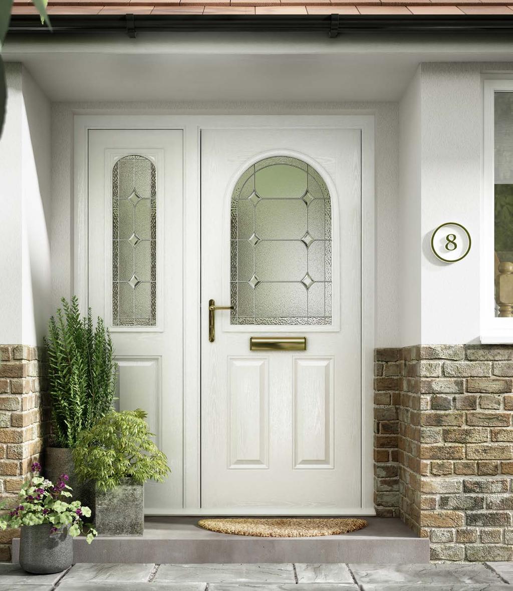 Sidelights When you need more than just a door Many doors also have side panels that extend the decorative glazing over a