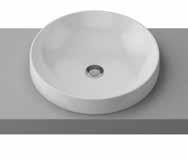 CERAMIC BASINS IF YOUR CHOSEN VANITY IS A DESIGN THAT INCLUDES AN ABOVE COUNTER BASIN, Select FROM ANY OF these CERAMIC BASINS.