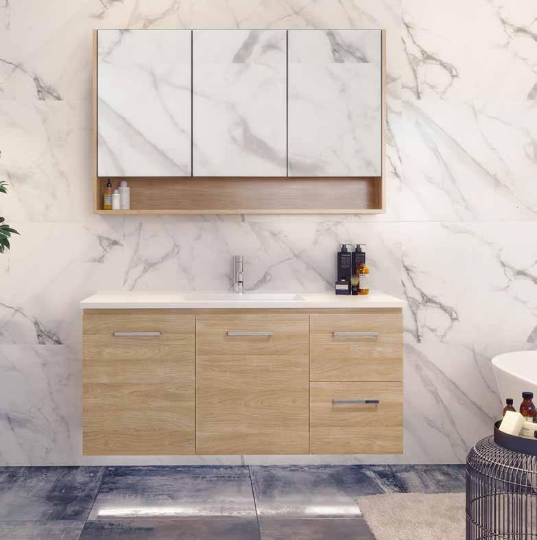 VANITIES NEVADA The Nevada range of vanities proves that LUXURY can truly be AFFORDABLE.