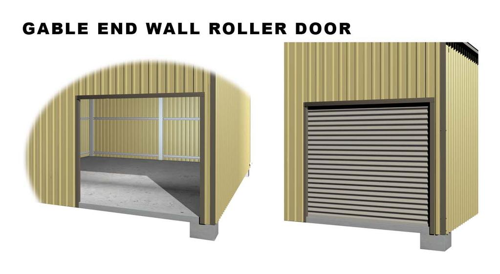 For more information on installing the End Roller Door and all associated parts,