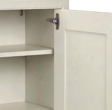 Wall Unit Specification Base Unit Specification Three wall cabinet heights (561mm, 724mm and
