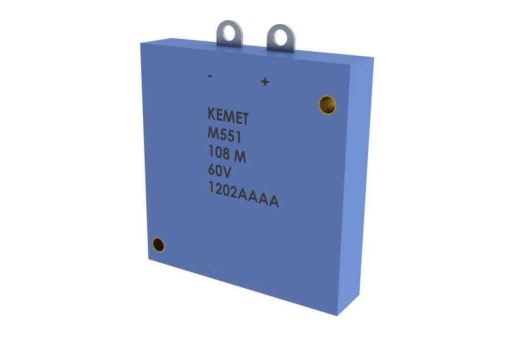 Tantalum Through-Hole Capacitors Hermetically Sealed Overview KEMET's M550 and M551 Modular Series are manufactured by placing T550 or T551 Polymer Hermetic Sealed Capacitors (PHS) in parallel.