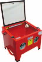 50 inc GST (S297) SAND BLAST CABINET SB-200 Heavy-duty steel cabinet, includes stand and hopper Single door