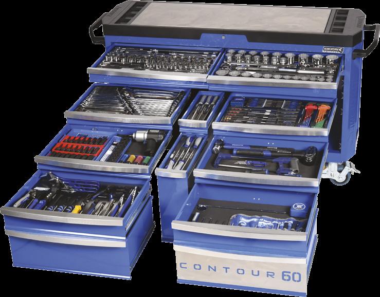 NEW CONTOUR TROLLEY KIT 372 PIECE & PART NO P1418 CONTOUR TOOL TROLLEY 12 DRAWER 1525 x 475 x 975mm Over 160 Imperial & Metric Sockets &