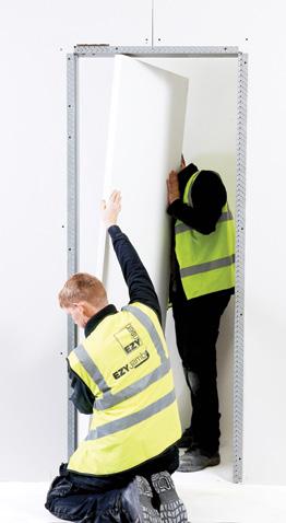 10 Hang door 13 Fix every 200mm With assistance lift the door up on its end and locate the bottom socket over the