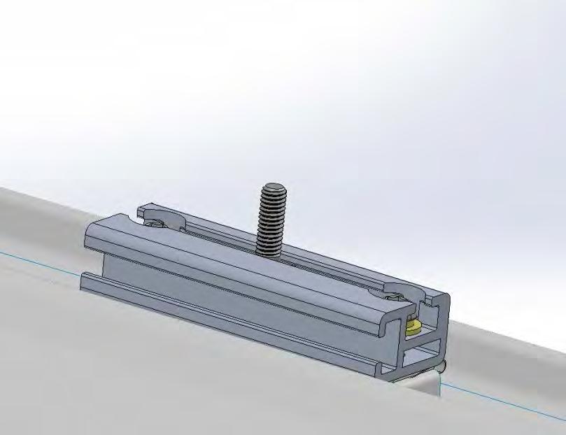 LADDER PAN STIFFENER WITHOUT EXTENSIONS