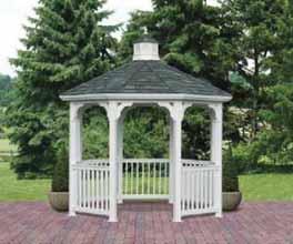 sturdy gazebo built to withstand a 40