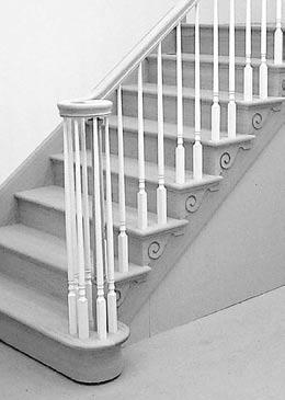 Handrails adjacent to a wall shall have a space of not less than 11 2 inches (38 mm) between