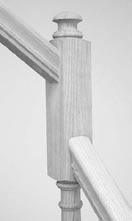 Handrails shall be permitted to be interrupted by a newel post at the turn and at the top of