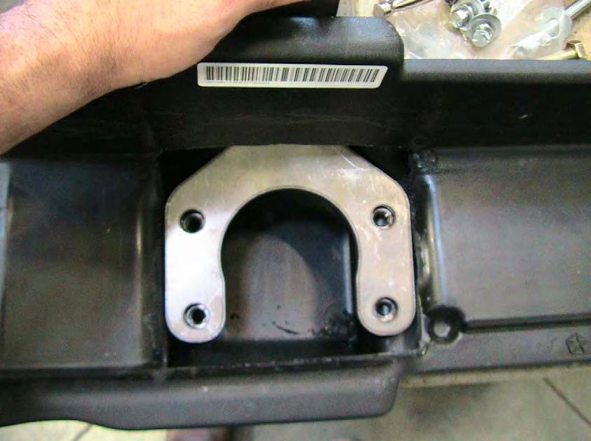 Figure 5: Tow hook fitment into