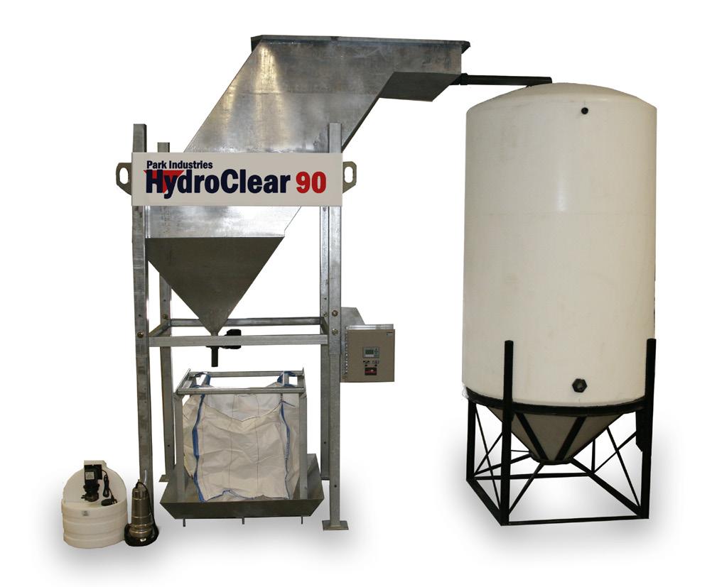 HYDROCLEAR WATER CLARIFICATION SYSTEMS Consistent flow of high-quality water is vital for your stone production facility.