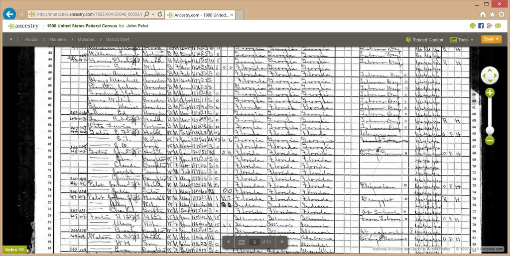 Search Census & Voter Lists 1900 Census