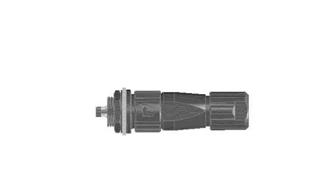 Miniature Waterproof Shielded Connectors LF Series Mated dimensions (Example : LF07) 8.9 mm max. ( pos.). Oct..07 Copyright 07 HIROSE ELECTRIC CO., LTD. All Rights Reserved. Features.