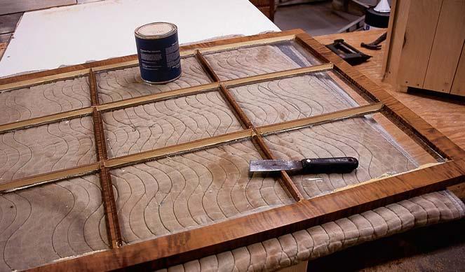 Create the backboards using half-lap joints, but leave the pieces loose at this time.