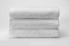 Bath Towels - Luxury 650gsm, Cotton/Poly Blend 86/14 - Available in White The Luxury Bath towel range is our premier towel range giving a feeling of pure Hotel Quality.
