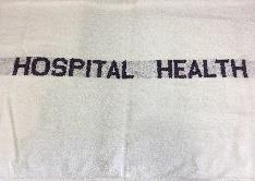 Toweling - Healthcare Bath Towels "Hospital" 340gms 60x122cm White Face Cloths 26gm 30x30cm