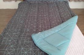 Bedspread Single - Leaf 160x200cm Microfibre Bedspread Single - Quilted 180x265cm Microfibre