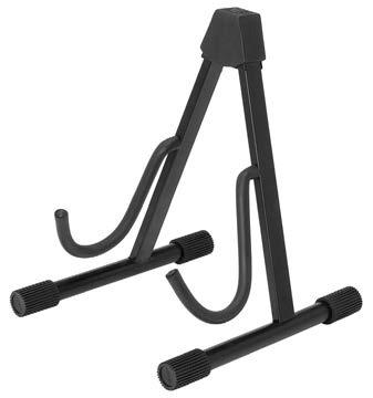 H5962 Guitar Stand-Electric/Archtop Stable stand keeps electric and archtop quitars safe yet accessible on stage or on display Folds up for easy transporting Three adjustable locking positions Padded