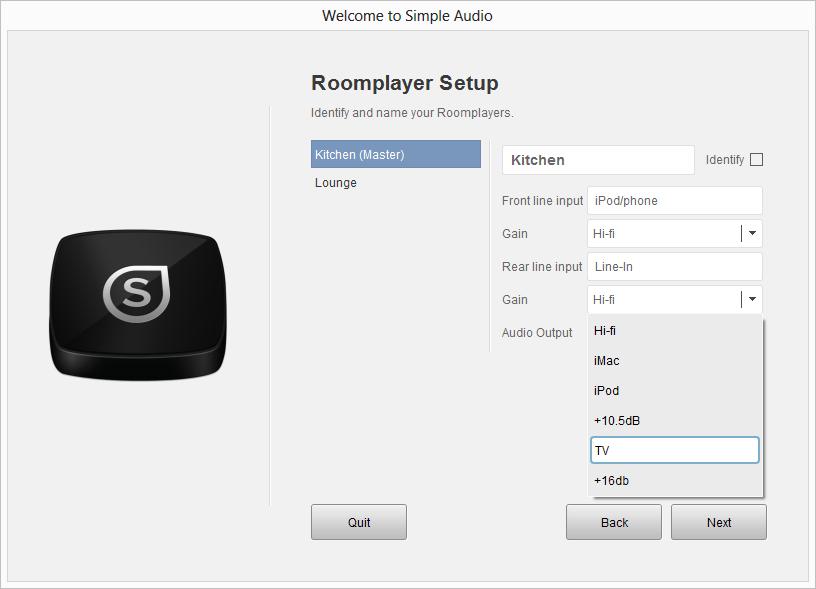 Step Three: Roomplayer setup It s a good idea to change the default name of your Roomplayer (the default naming convention is Roomplayer-01).