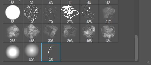 From now on you ll then be able to choose this brush from the Brush Preset Picker.