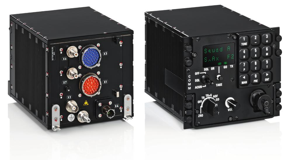 R&S MR6000R and R&S MR6000L These two radios, which come in ARC-164 housings, differ in that the R&S MR6000R is designed for installation in the avionic bay and is remotely controlled, while the R&S
