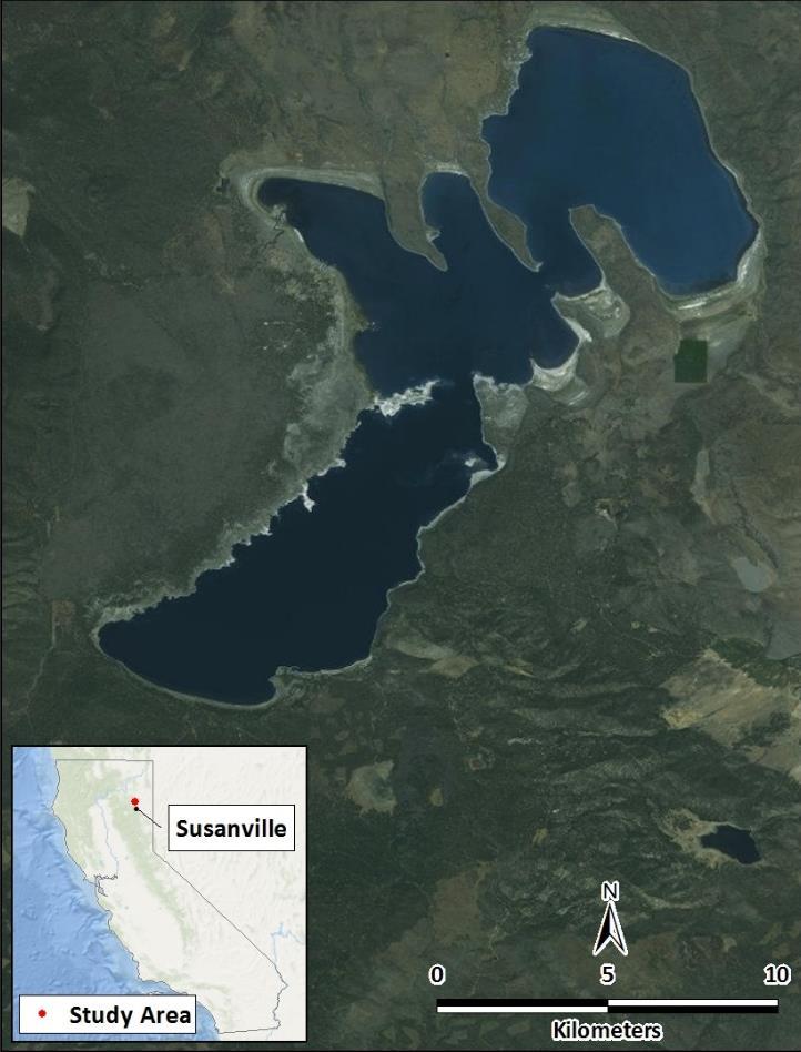 Study Site EAGLE LAKE, CALIFORNIA Lassen County 27km (17mi) N of Susanville